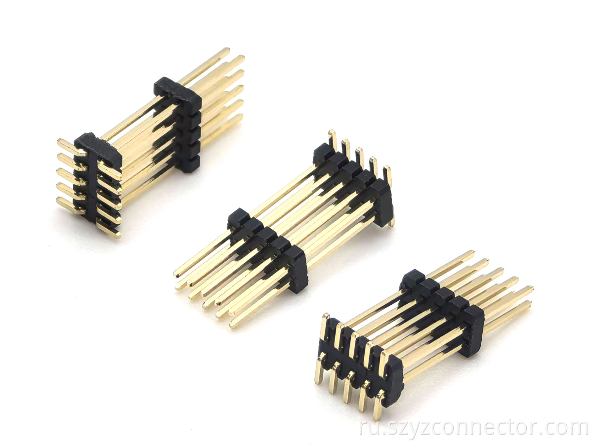 Двухрядный разъем SMT с шагом 1,27 мм 1.27mm Pitch Pin Header Connector Dual Row SMT